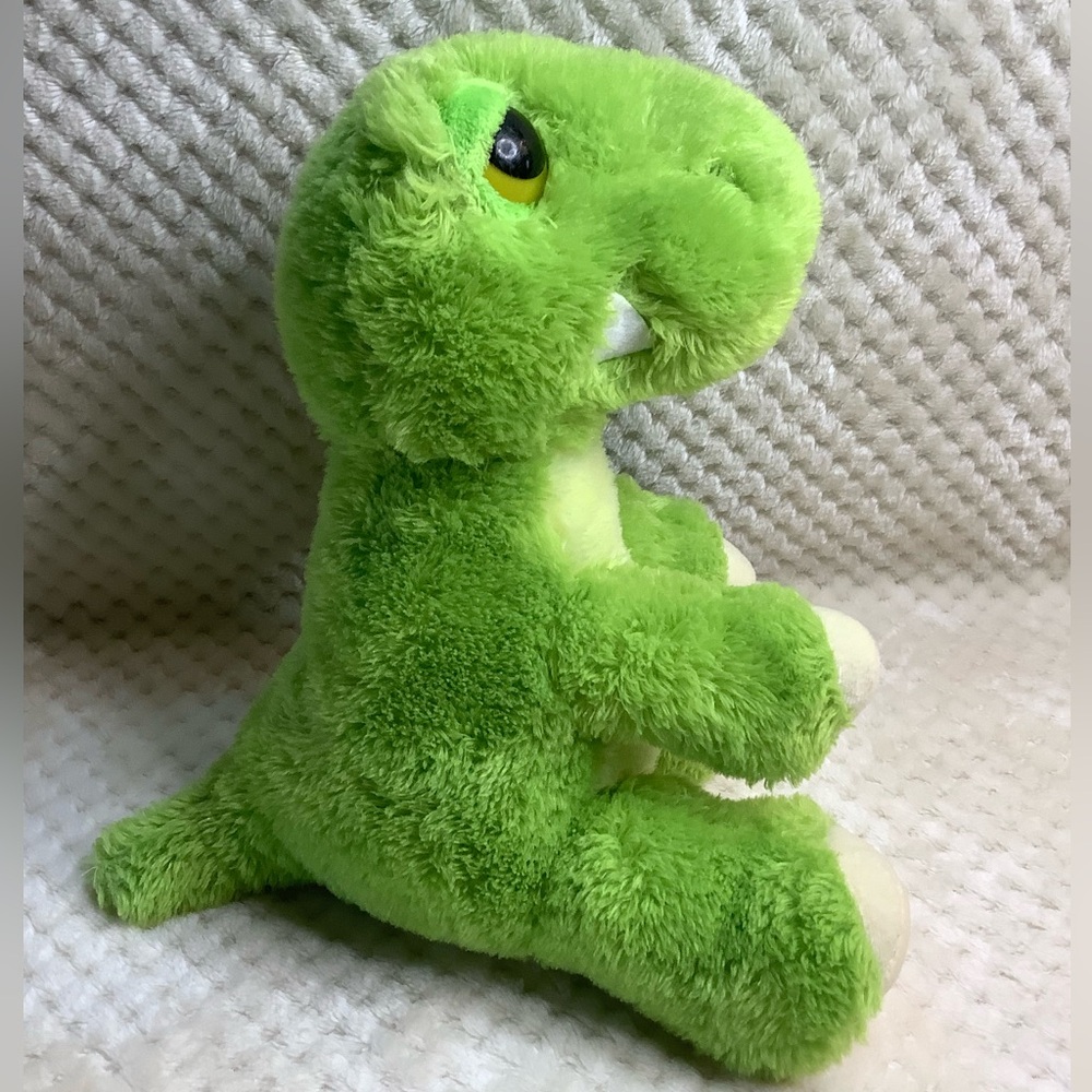 Aurora World Enchanting Dreamy Eyes T Rex Green Stuffed Dinosaur Toy READ